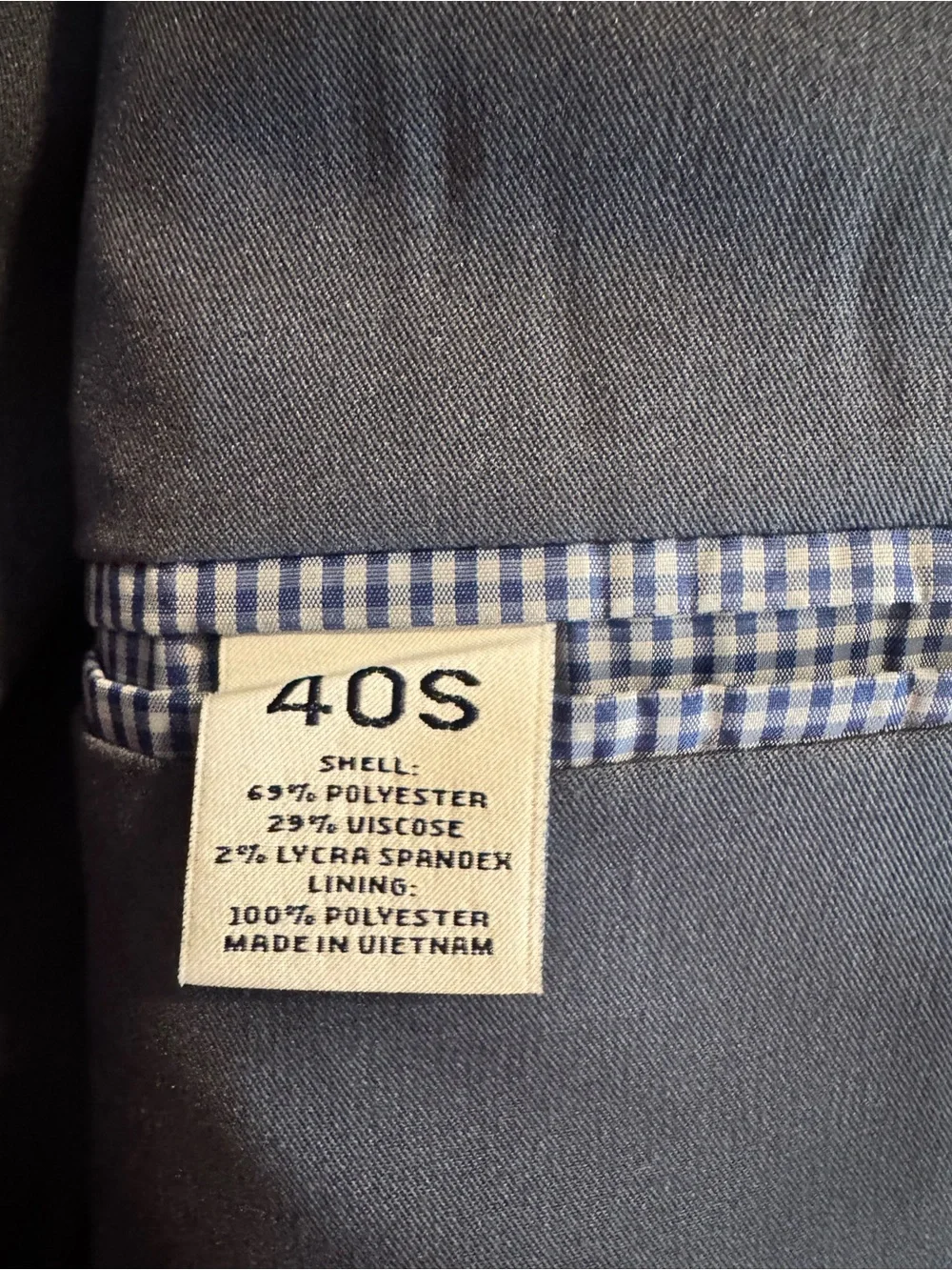 SaddleBred Motion Stretch Navy Blazer Sport Coat Men’s 40S